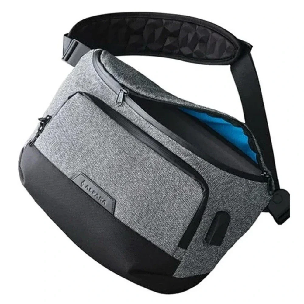 (6)ALPAKA Bravo Sling Max Crossbody Messenger Bag | Anti Theft Backpack